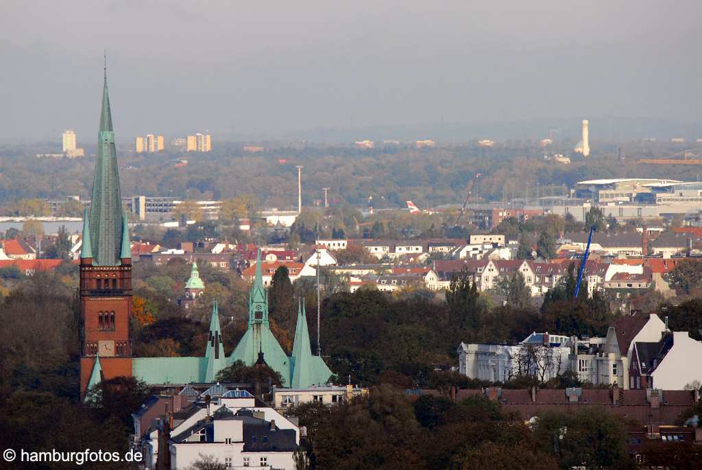 id109423 Hamburg aus der Vogelperspektive