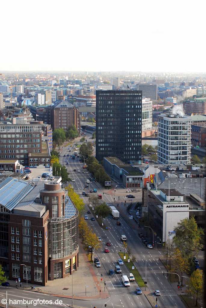 id109426 Hamburg aus der Vogelperspektive | Willy-Brandt-Str., Innenstadt, City