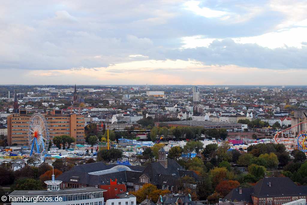 id109555 Hamburg aus der Vogelperspektive, Altona, St. Pauli, Neustadt