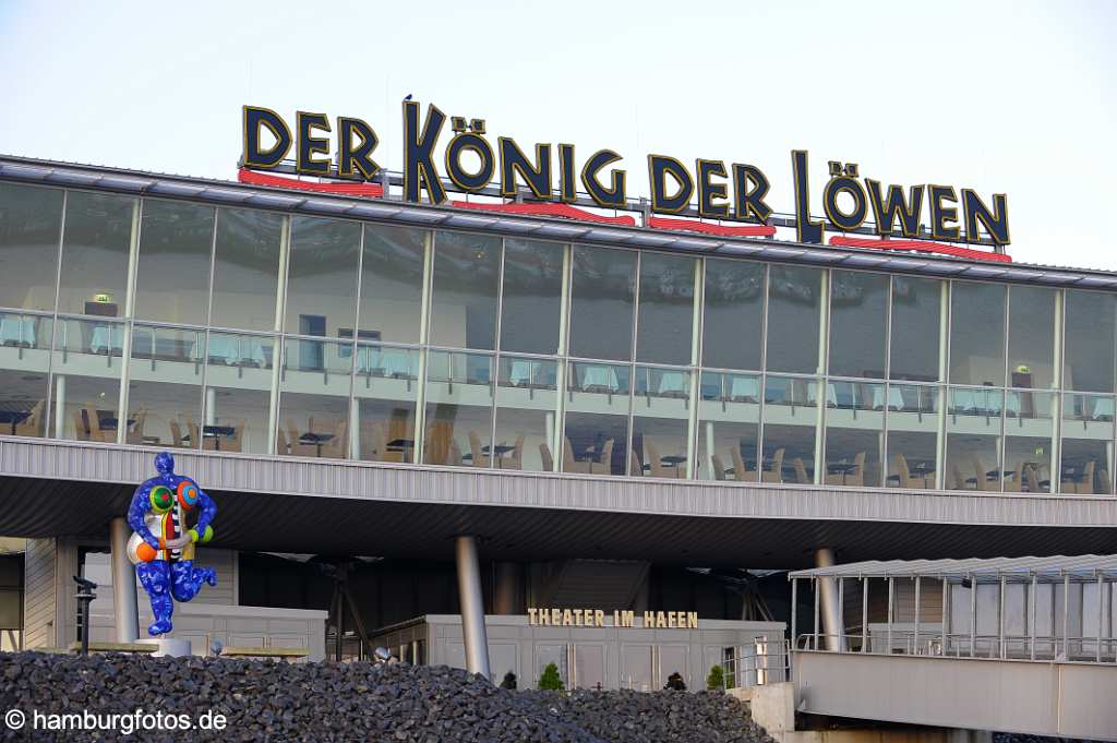 id502167 Reklameschriftzug - Der Koenig der Loewen - beim Theater im Hafen