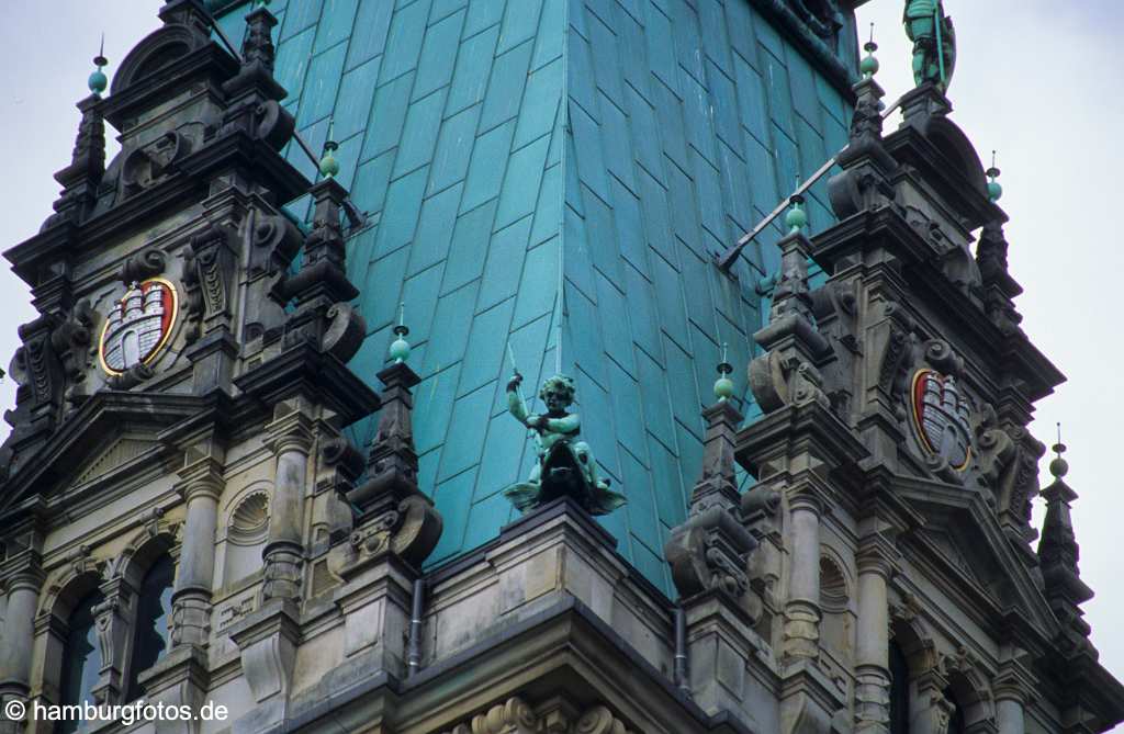 id102244 Hamburg - Turm Hamburger Rathaus, Wappen